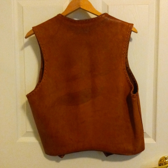 LEATHER VEST - Picture 6 of 11
